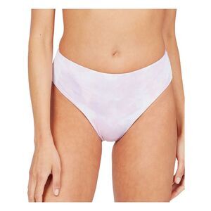 NWT ROXY Women's Purple Stretch Reversible Sea & Waves Bikini Swimsuit Bottom M